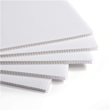 White Corflute Board Sheet
